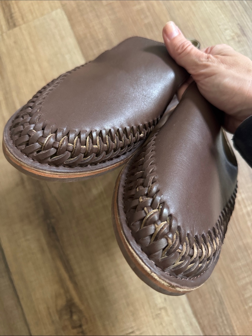 Vince Desmond Leather Loafer Brown Mens 10 NWOT - Picture 5 of 5